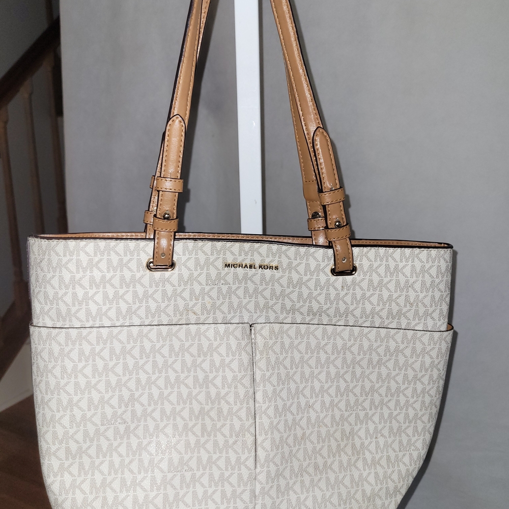 Michael Kors Cream Tote Bag